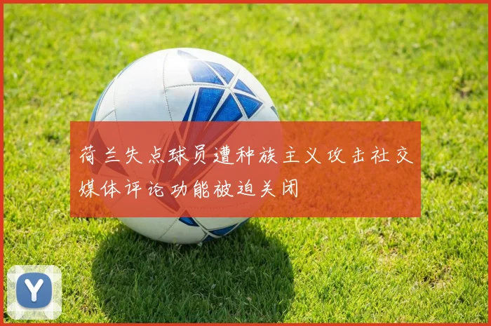 荷兰失点球员遭种族主义攻击社交媒体评论功能被迫关闭